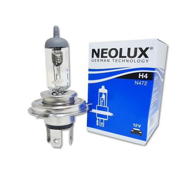  postage included 12V exclusive use halogen valve(bulb) 12V 60/55W H4 halogen valve(bulb) lamp light 2 piece set NEOLUX head light vehicle inspection "shaken" lamp burning out 