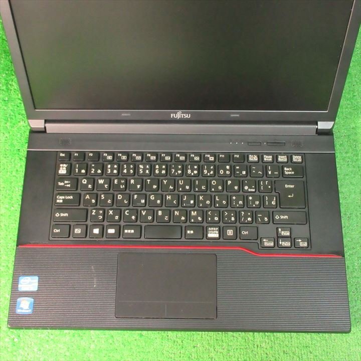 [3808]富士通 A573/G FMVA03008 Core i3 3120M 2.50GHz HDなし 15.6インチ表示確認済 キーボードOK BIOS OK ジャンク_画像3