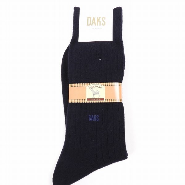 新品1円～★定価4,950円 DAKS LONDON ダックス ロンドン 防寒メンズ 男性用 3足セット カシミヤ混 靴下 クルー丈 ソックス 25-27cm◆5725◆_画像6