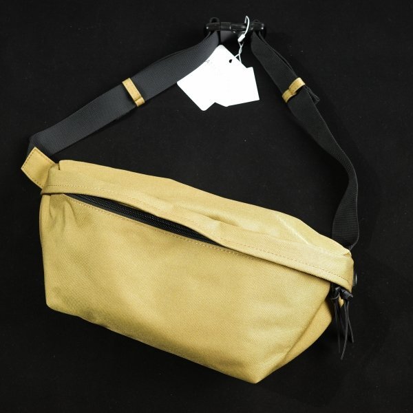  new goods 1 jpy ~*THE SHOP TK Takeo Kikuchi body bag waist bag light weight unisex mustard genuine article *7259*