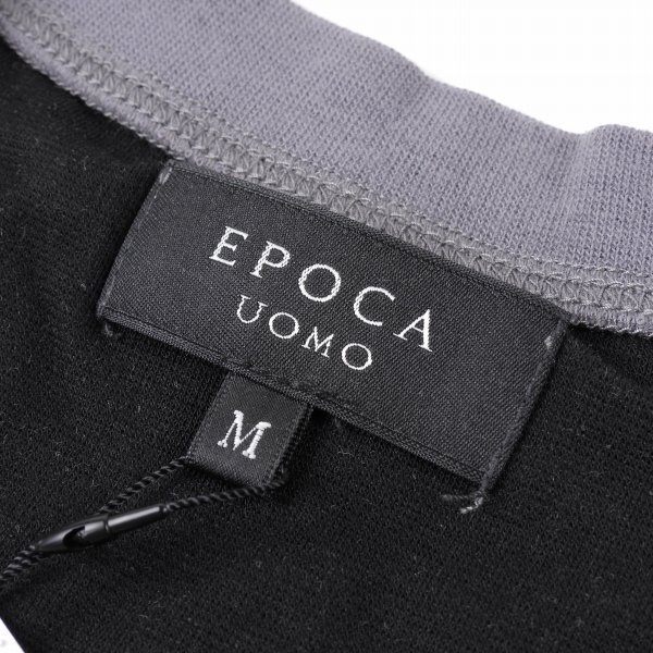 新品1円～★EPOCA UOMO エポカ ウォモ メンズ 長袖 ストレッチ Vネックカットソー M リラックスウエア グレー ◆7464◆_画像7