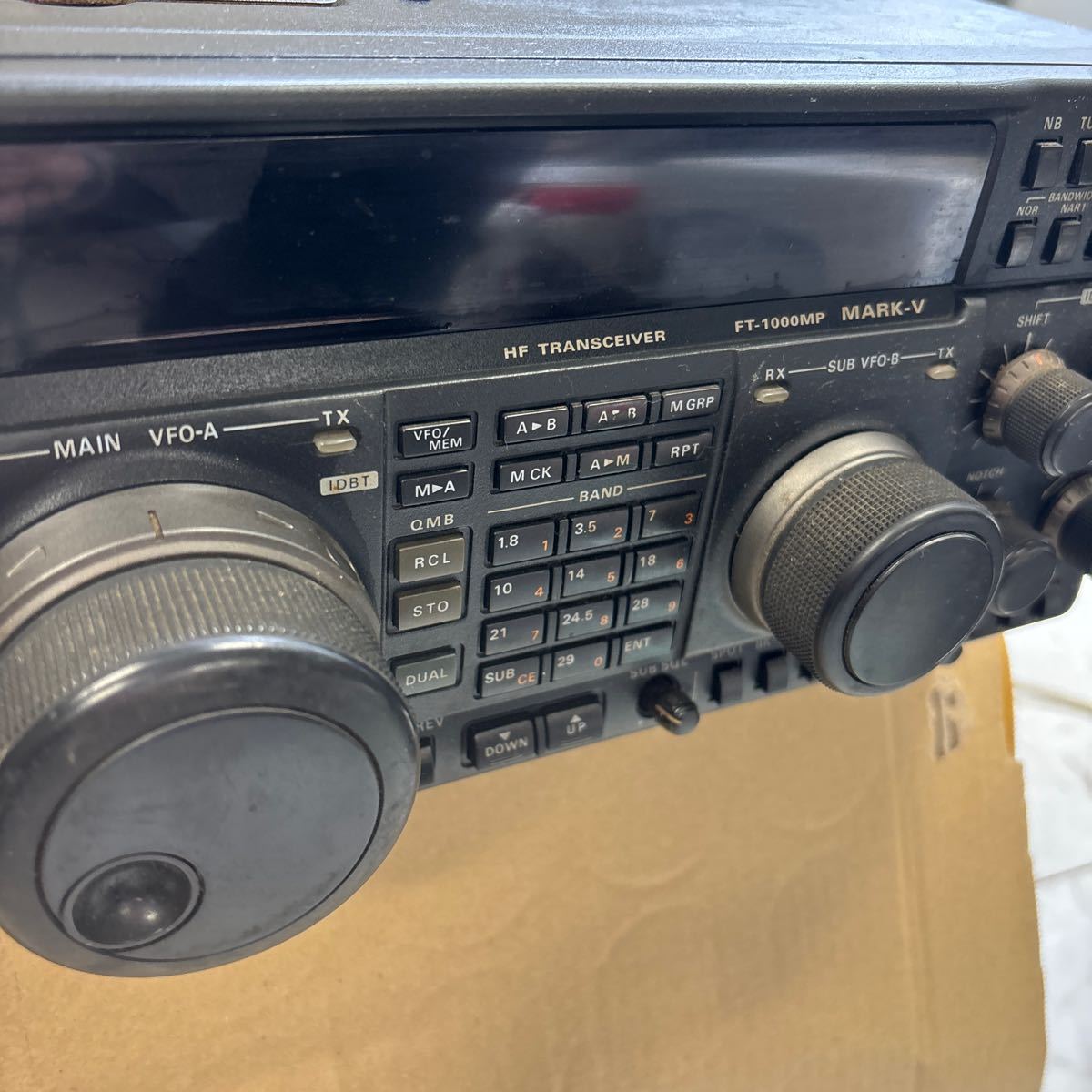 YAESU 八重洲無線 FT-1000MP MARK-V トランシーバ－ 200W アマチュア無線 無線機 本体のみの画像3