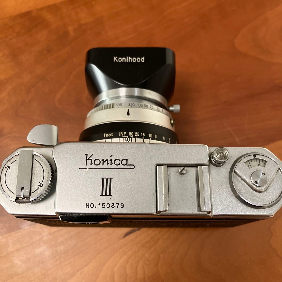 年代物・Konica・コニカ・III・1 2・f=48mm・レンズフード付き 年代物・Konica・コニカ・III・1 2・f=48mm・レンズフード付き