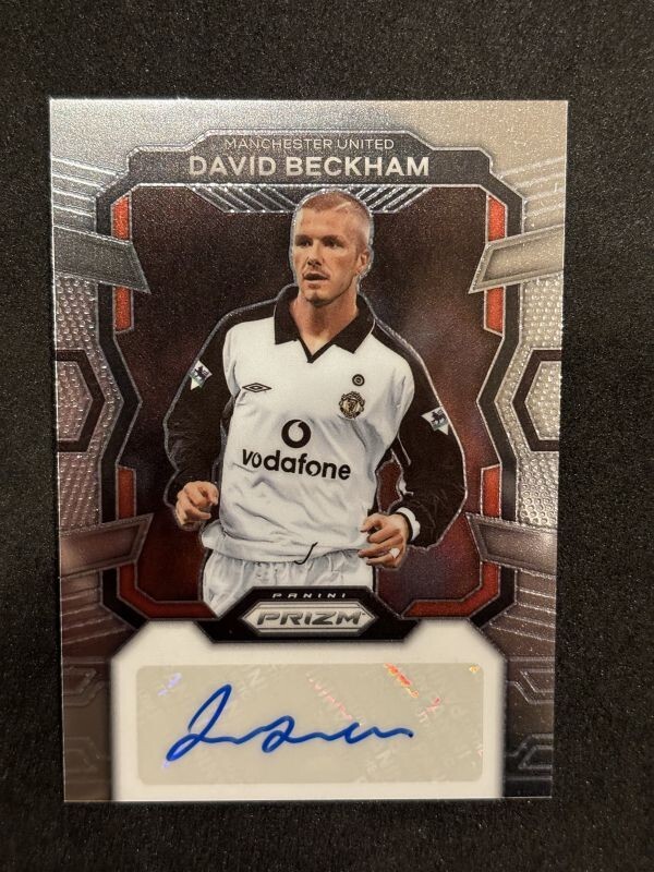 2023-24 Panini Prizm Premier League Soccer David Beckham Autoの画像1