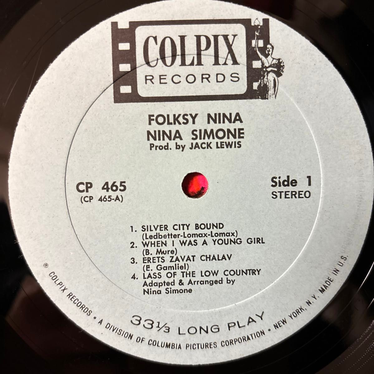 Nina Simone Folksy Nina レコード LP ニーナ・シモン vinyl アナログ フォークシー
