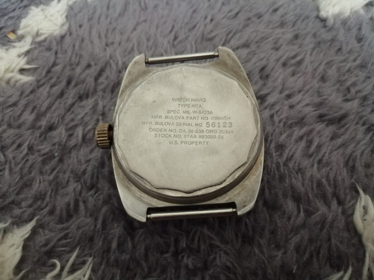 アンティーク　ブローバ　軍用時計　カーキ　手巻き　ベトナム戦争　アメリカ軍　ミリタリーウォッチ　アーミーウォッチ　メンズ　腕時計_画像3