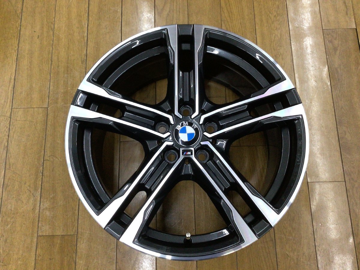 ☆傷極小超美品 希少 BMW F40系１シリーズ Mスポーツ純正 18inc 8j +57 112/5H 検）BMW F44 F40 U06 F45 アクティブツアラー M135 M235 X1_画像2