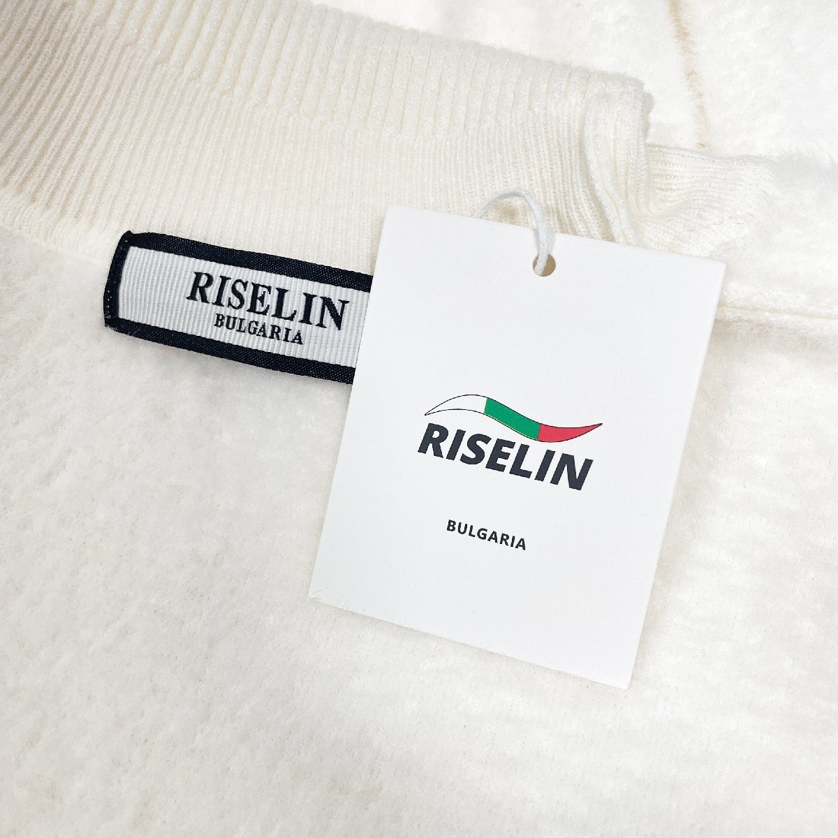 定番ヨーロッパ製※定価5万◆ブルガリア発※RISELIN セーター ニット 高品質カシミヤ/ミンク混 裏起毛 防寒 ハイネック フェミニン 2XL/52_画像9