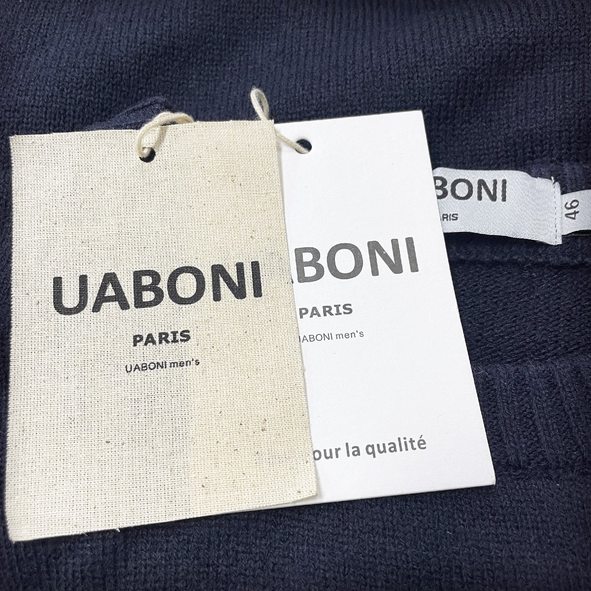 ★★最上級EU製＆定価4万◆UABONI*Paris*セーター*ユアボニ*パリ発◆高級ウール 秋冬 レトロ ノルディック柄 季節感 ニット モード 通勤 XL_画像8