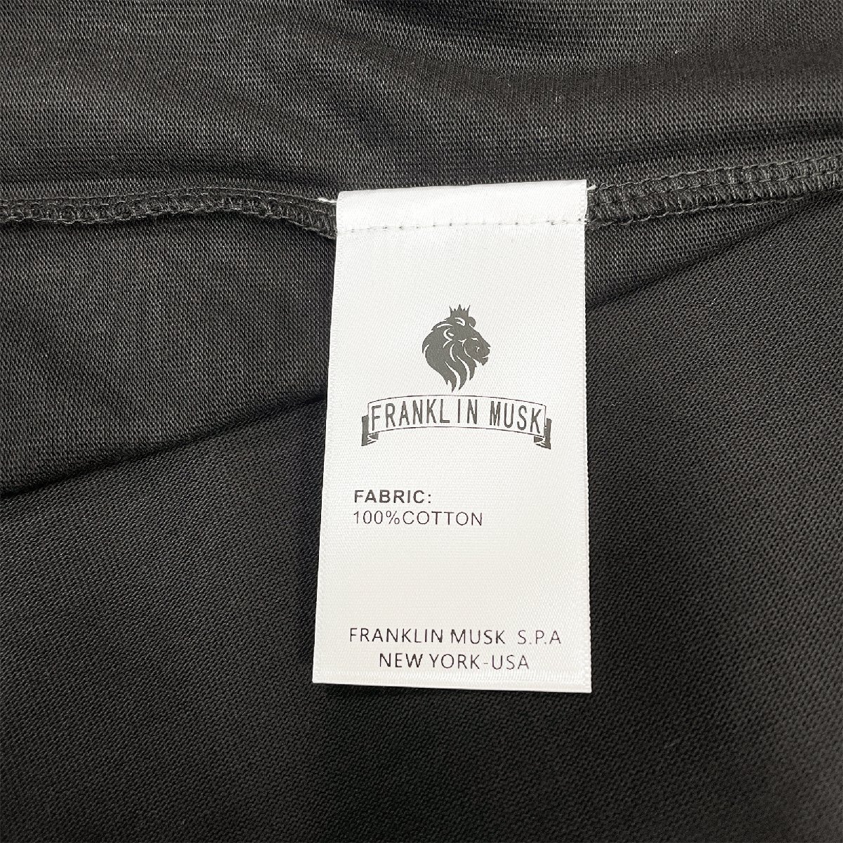 個性 定価2万 FRANKLIN MUSK・アメリカ・ニューヨーク発 半袖Tシャツ コットン100％ 快適 可愛い 速乾 スウェット ユニセックス サイズ4_画像8