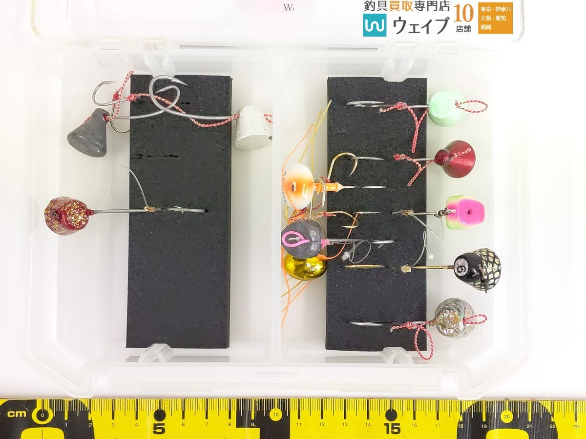 エコギア 他 鯛テンヤ タイテンヤ 2号～15号 など 88点 ケース付き_80Y474458 (4).JPG