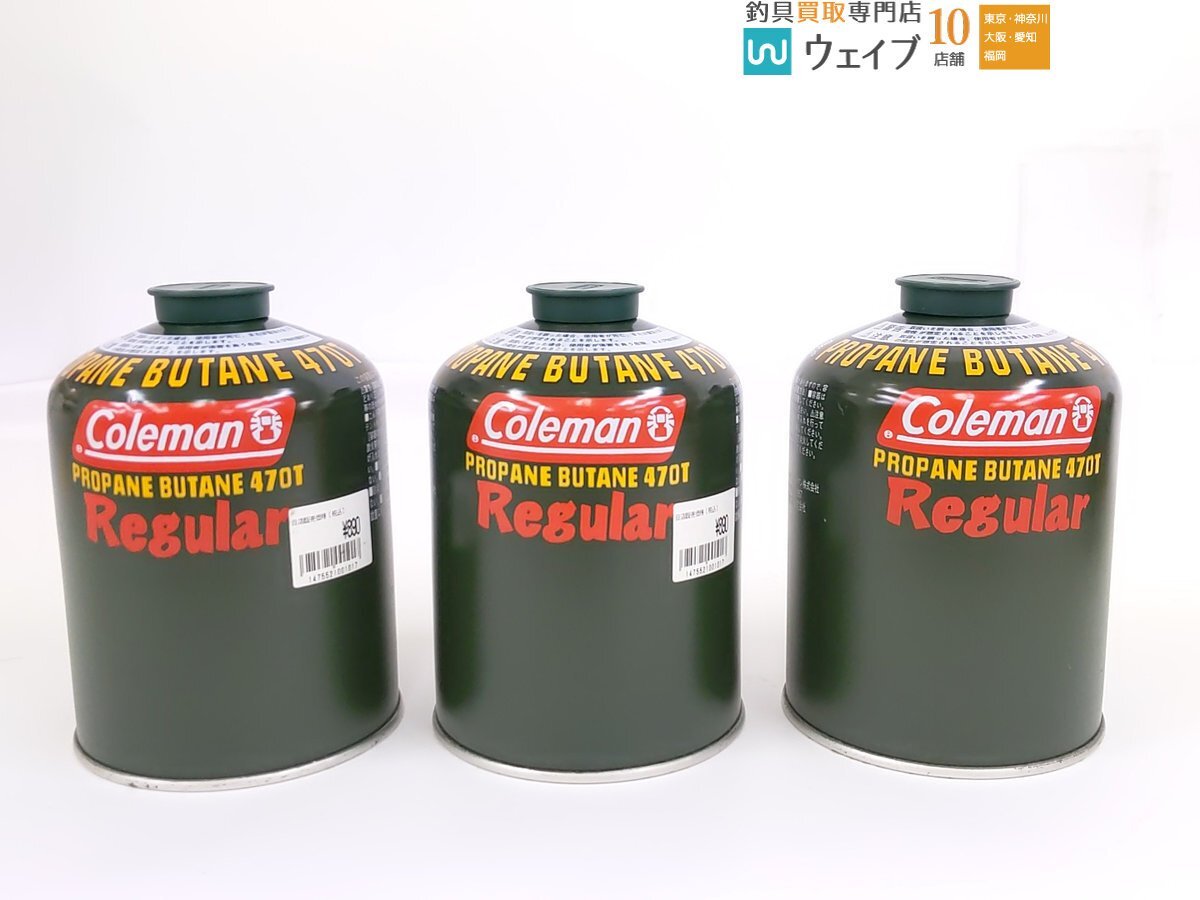 【東京都大田区店頭渡し限定】コールマン プロパン ブタン 5103A 470T レギュラー 等 LP ガスボンベ 計9点 長期保管ジャンク_111Y477681 (2).JPG