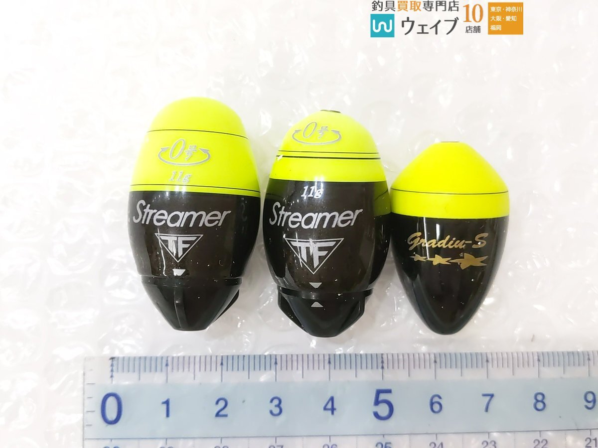 釣研 TF トリプルセンサー 0.8号 13g、ヨーヅリ アルティマ テーパーロック L G2等 どんぐりウキ 計25点 中古＆未使用_60G477127 (6).JPG