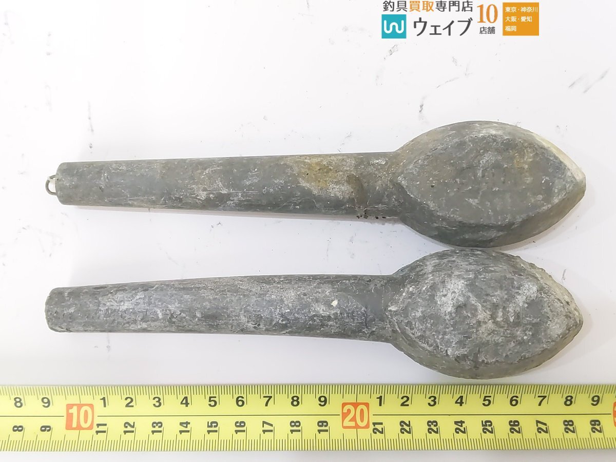 胴突き 下オモリ 錘 300号 計7点 約7.9kgの画像2