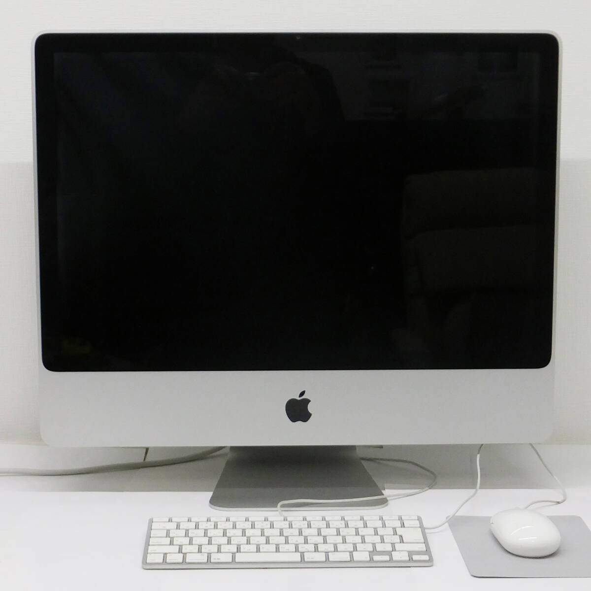 Apple iMac MB418J/A 24inch〈2009〉 HDD640GB 4G リストア、付属のインストーラディスク付き〈スーパードライブ読込不可ジャンク〉の画像2