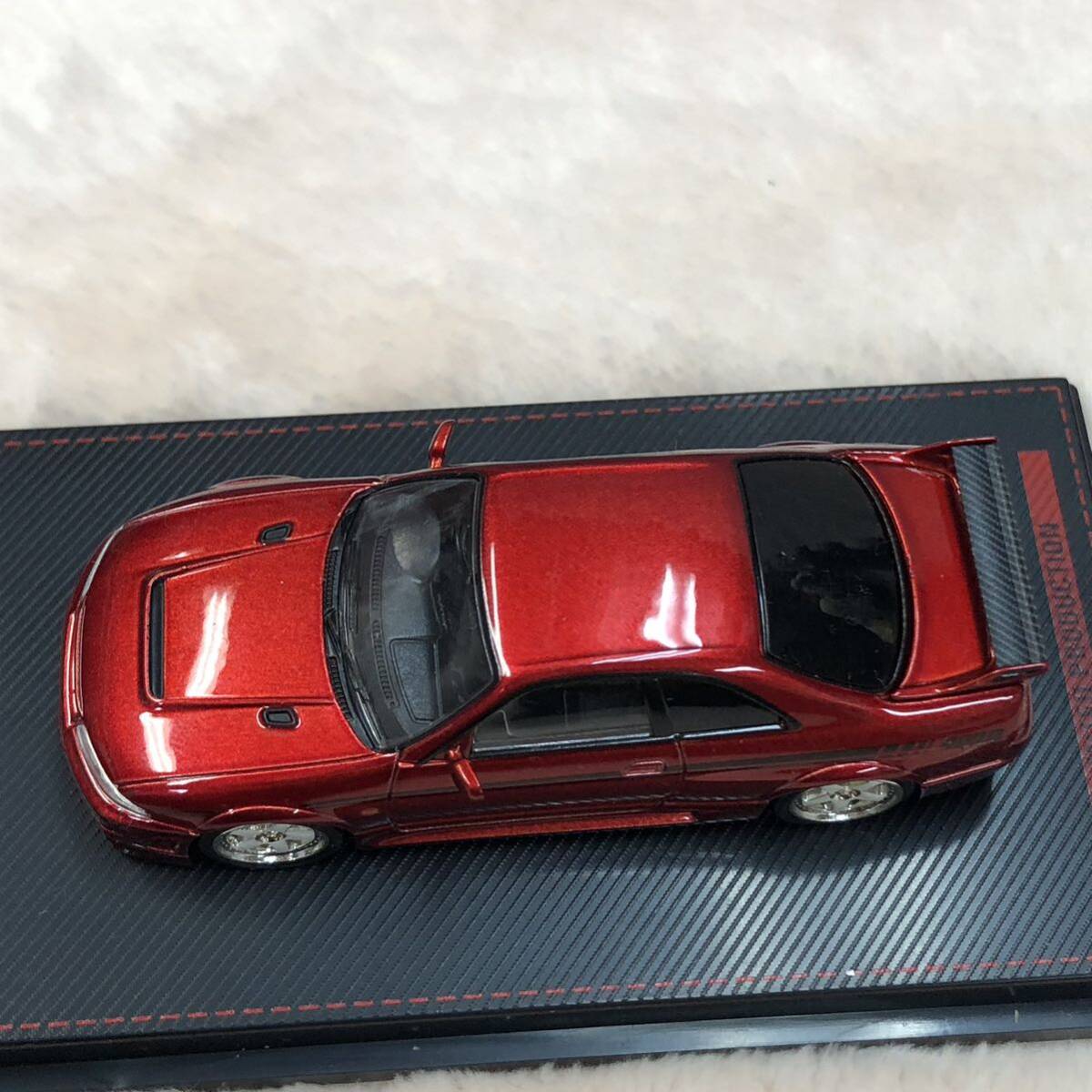 中古 保管品 イグニッションモデル 1/64 Nismo R33 GT-R 400R RED レッド 赤の画像5