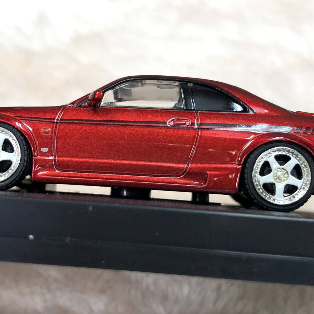 中古 保管品 イグニッションモデル 1/64 Nismo R33 GT-R 400R RED レッド 赤の画像6