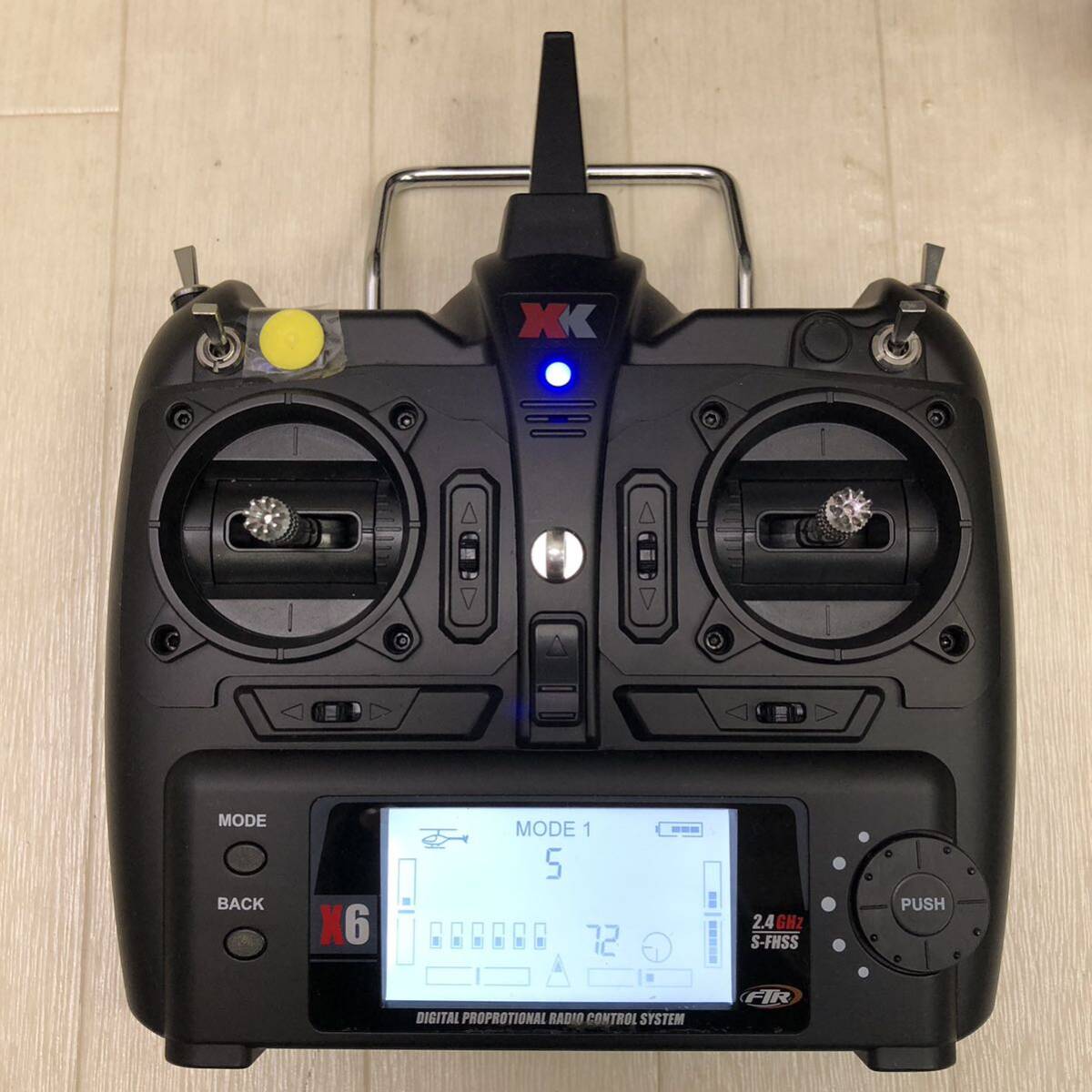 動作確認済み ハイテックマルチプレックス 国内正規品 ラジコン AS350 K123 プロポ付きフルセット HITEC MULTIPLEX 予備バッテリー付き_画像2