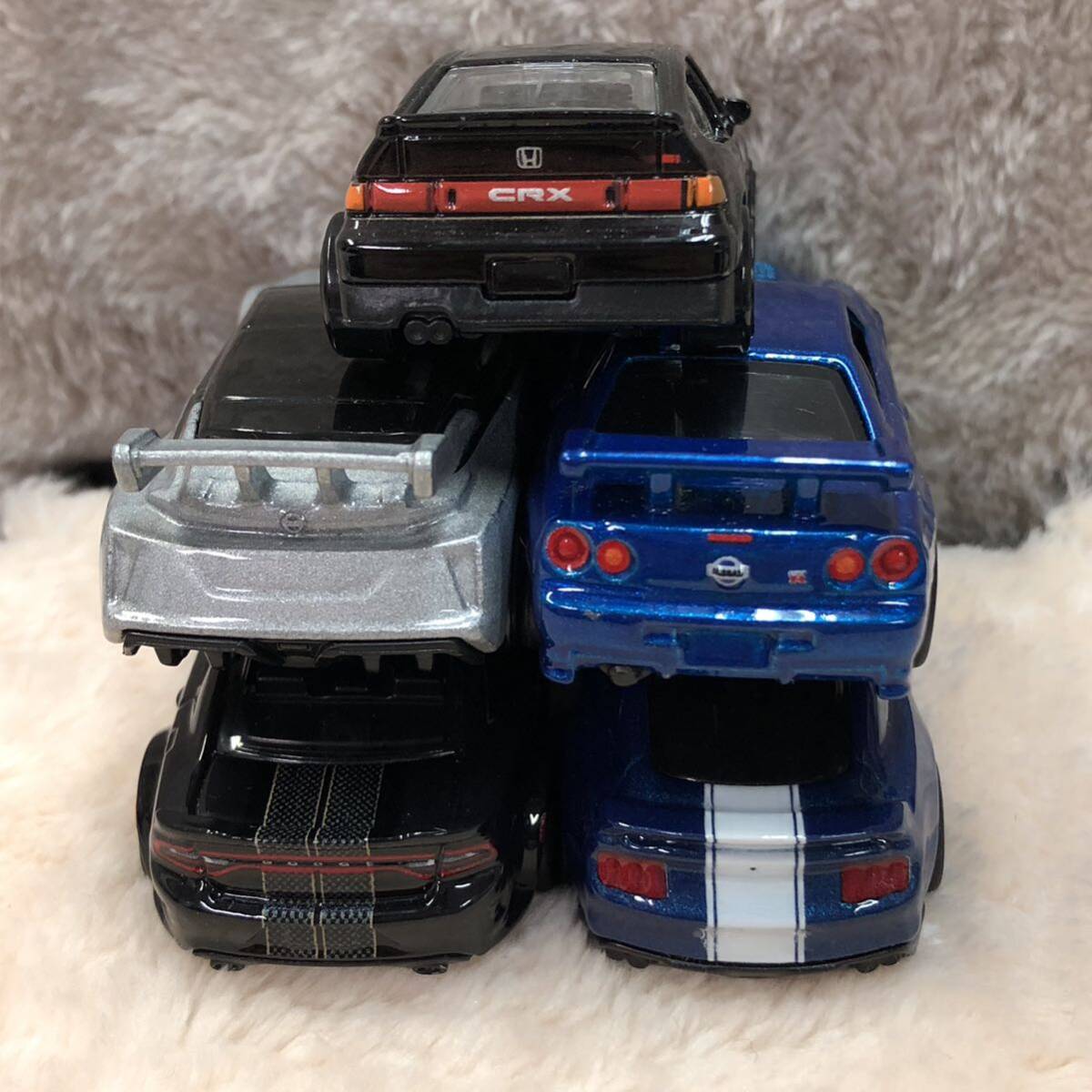 中古保管品 パッケージ無 Hot Wheels ホットウィール ミニカー5個 Ford Shelby GT350R / 2020 Dodge Charger Hellcat / '88 Honda CRX など_画像8