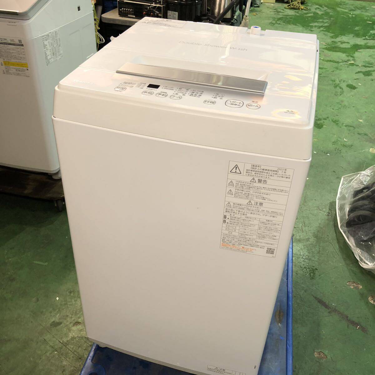 【直接引取ok】中古 稼働品◎ TOSHIBA 東芝 電気洗濯機 AW-45GA2 2023年製 4.5kgの画像1