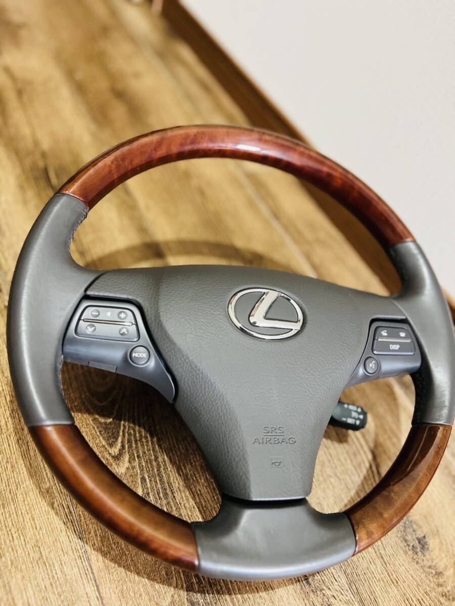 レクサス ステアリング レザー ＧＳ３５０　ステアリング　ハンドル　LEXUS_画像9