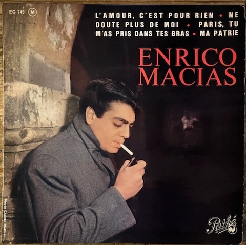 ●7inch.レコード//恋心...他4曲入り/エンリコ・マシアス/ENRICO MACIAS/フランス盤//ぴったりジャストサイズ未使用外袋入り_画像1