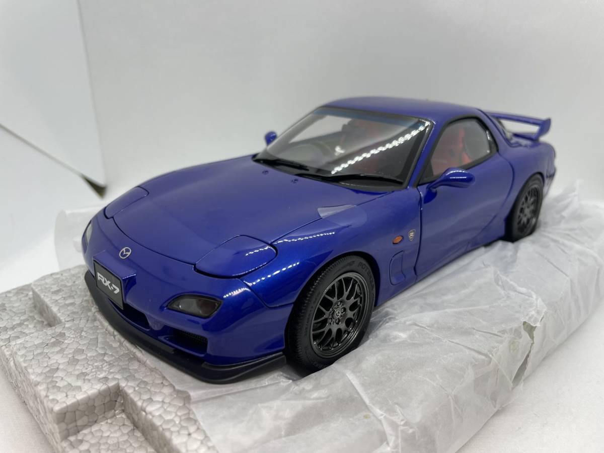 POLAR MASTER 1/18 マツダ MAZDA RX-7 Spirit R Metallic Blue J03-1R-005-2