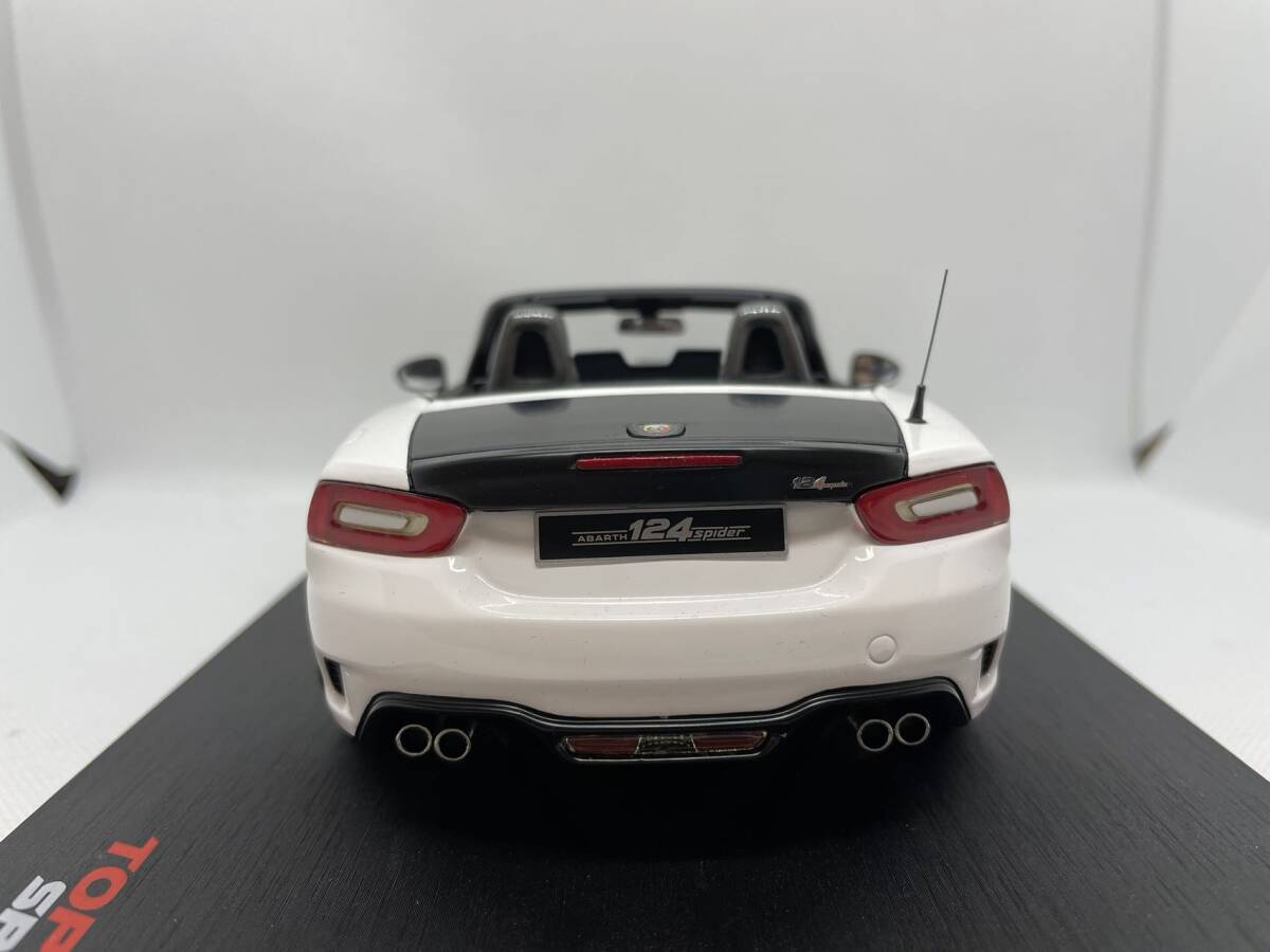 TSM MODEL 1/18 アバルト124 スパイダー Abarth 124 Spider J06-05-009の画像3