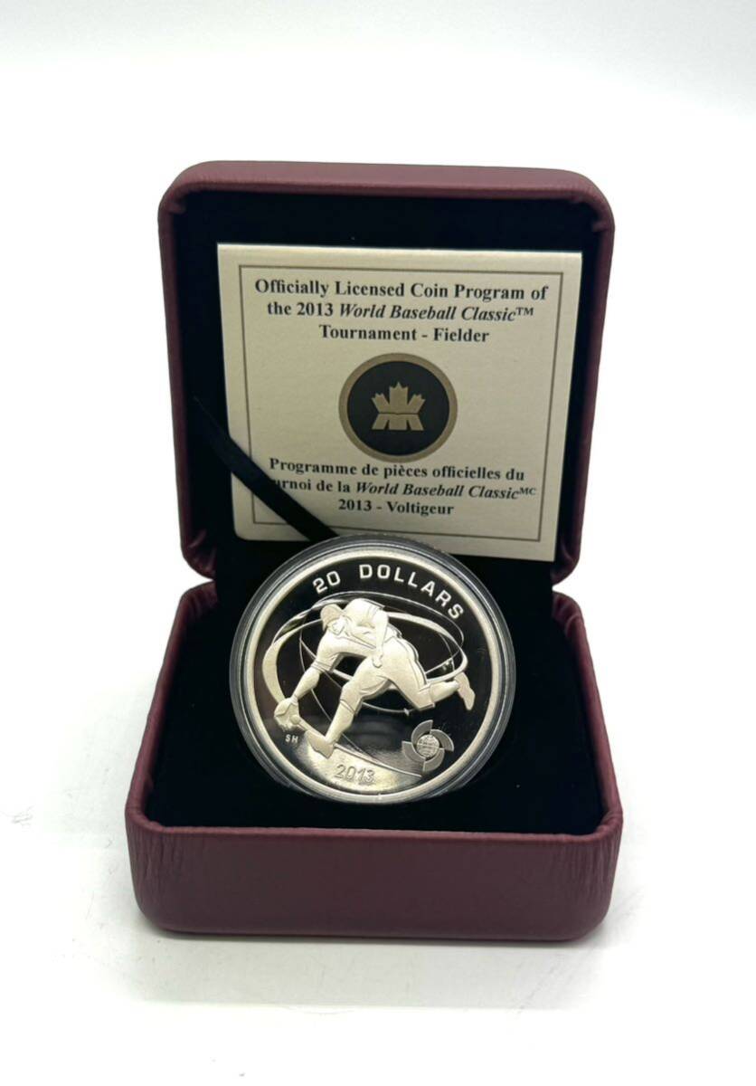 純銀 カナダ 2013年 ワールドベースボールクラシック 銀貨 4点 おまとめ 総重量：125.0ｇ_画像6