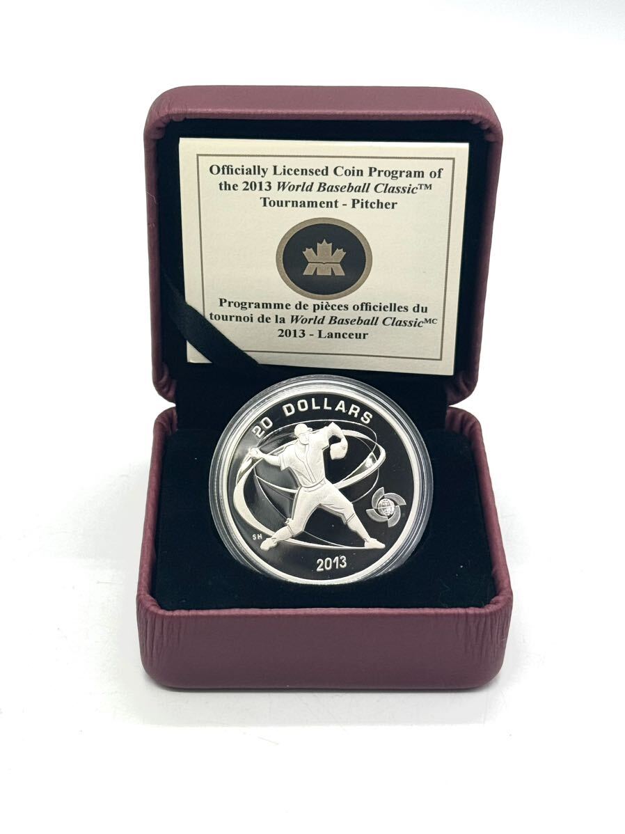 純銀 カナダ 2013年 ワールドベースボールクラシック 銀貨 4点 おまとめ 総重量：125.0ｇ_画像5