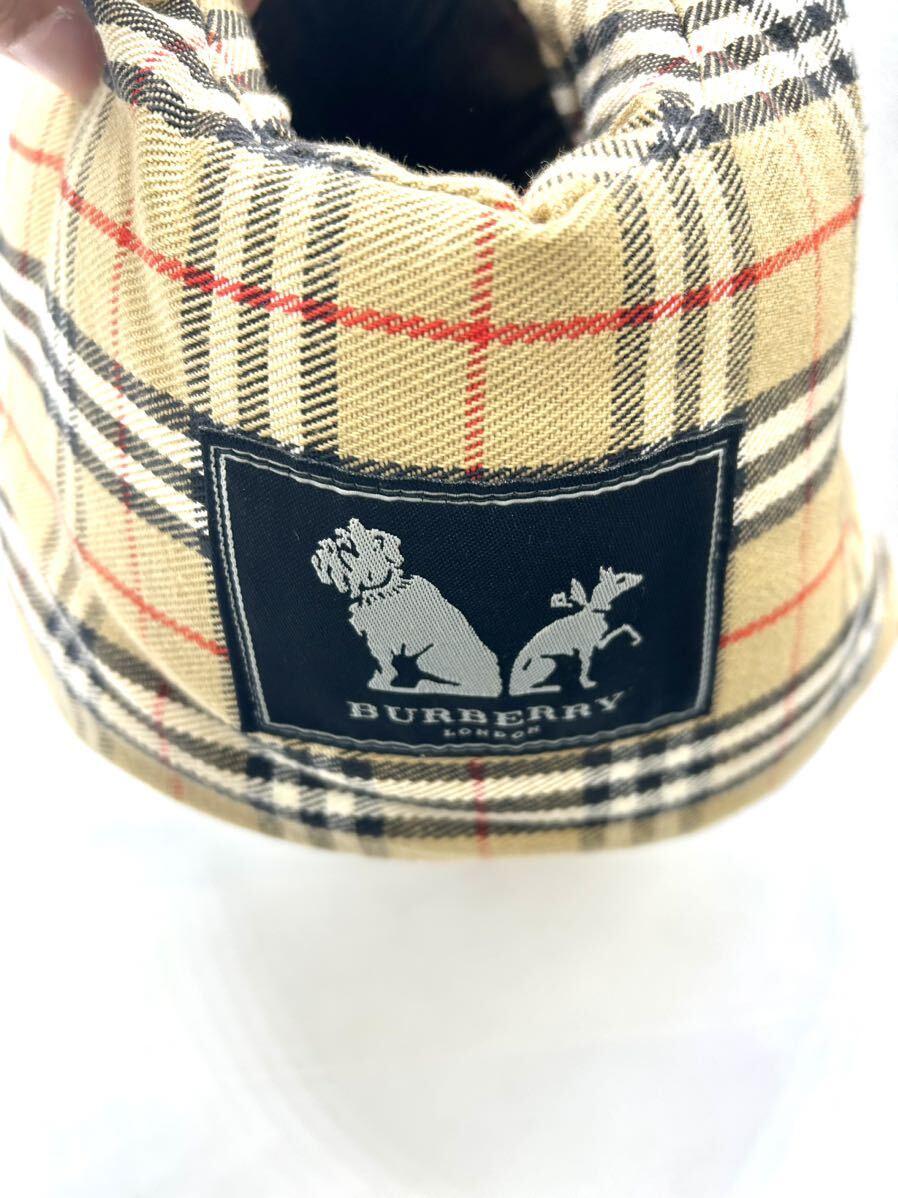 ●BURBERRY バーバリー●ノバチェック●キャンバス●ペット キャリー バッグ●ベージュ 赤 白 黒_画像5