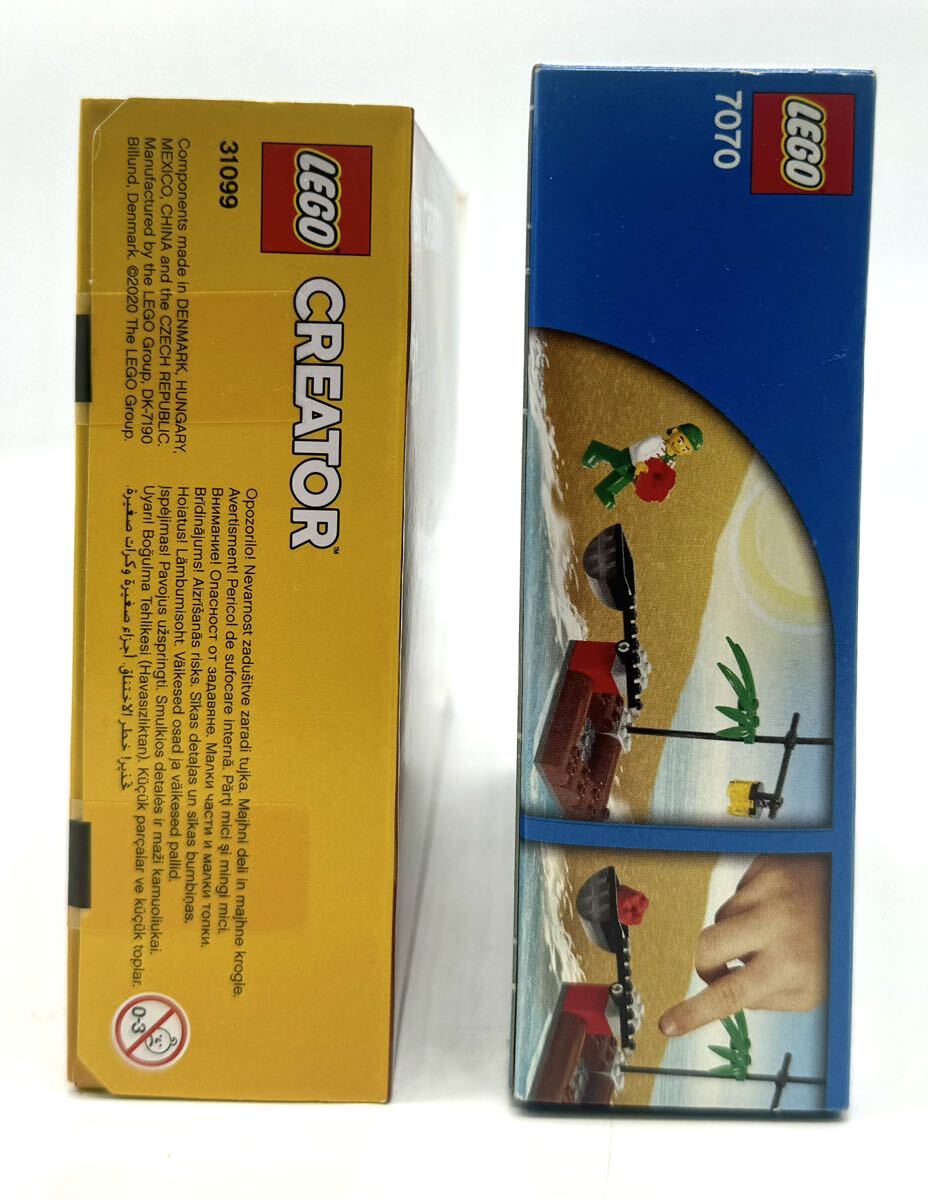【未開封品】 LEGO レゴ パイレーツジュニア 7070 海ぞくの漂流いかだ＋プロペラ飛行機 31099　2点セット_画像4