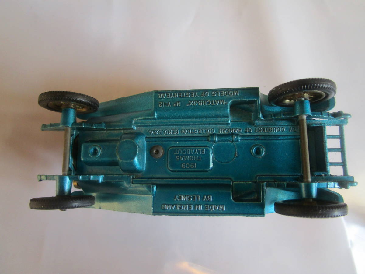 マッチボックス（matchbox）ミニカー イギリス レトロ Models of Yesteryear Y-12 1909 THOMAS FLYABOUT（箱なし）_画像5