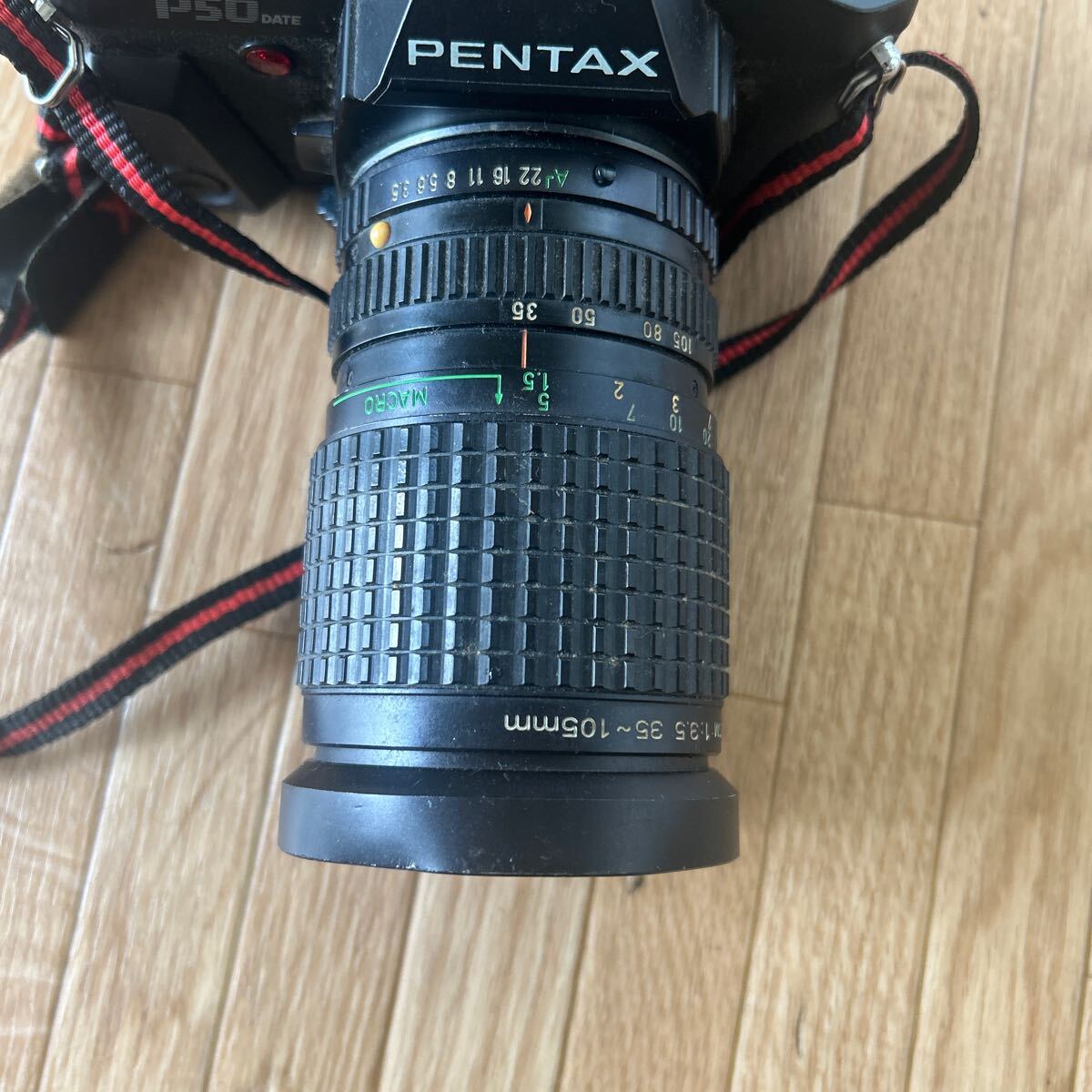 [ used ]PENTAX P50 DATE scratch * dirt have operation check none present condition film camera single-lens 