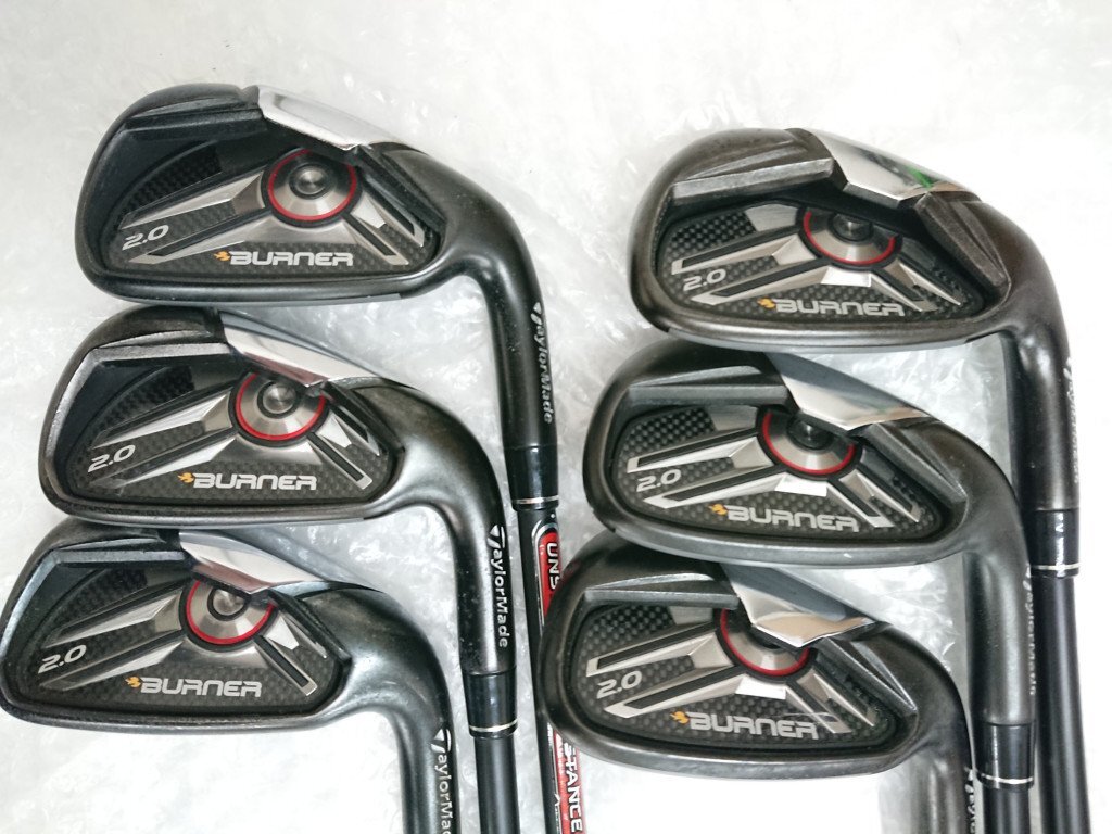 119824*TaylorMade テーラーメイド BURNER 2.0 アイアン #5-9.P 6本セット フレックスS_画像1