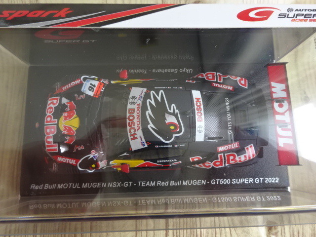 スパーク★SPARK★1/43 Red Bull MOTUL MUGEN NSX-GT-TEAM Red Bull MUGEN-GT500 #16 SUPER GT 2022(SGT025)_画像2
