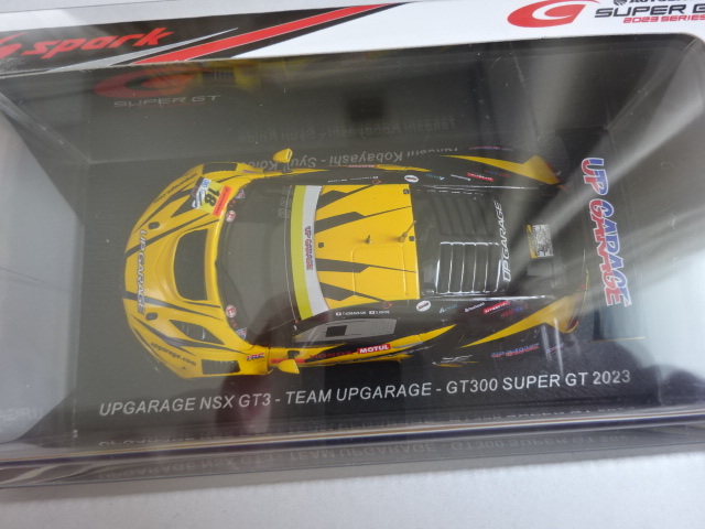 スパーク★SPARK★1/43 UPGARAGE NSX GT3 TEAM UPGARAGE GT300 SUPER GT2023 (SGT073)の画像2