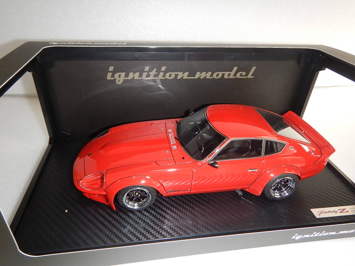 ignition model 1/18 Fairlady 240ZG (HS30) Full Works Red watanabe 絶版 0953の画像7