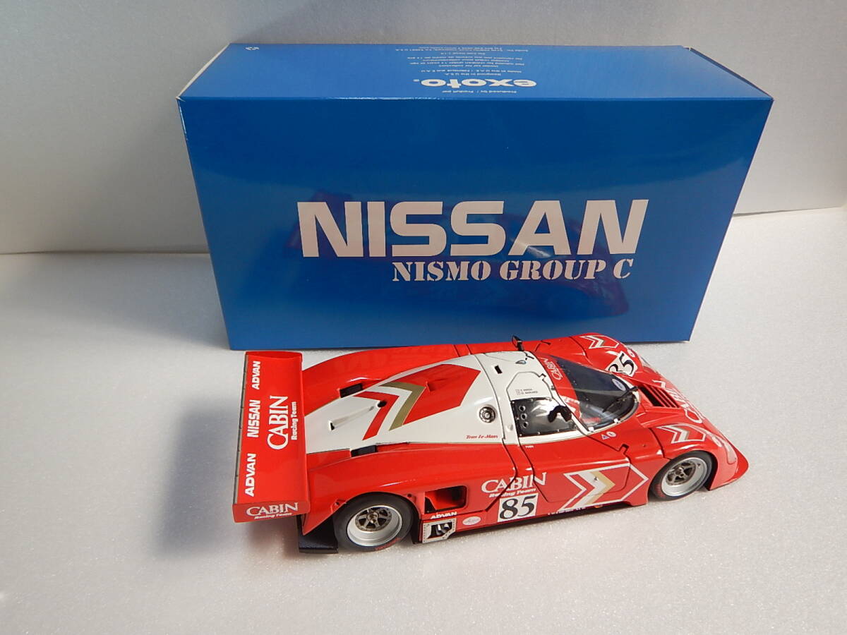 EXOTO  NISSAN NISMO GroupC R90V 1990 CABIN #85 ダイキャストモデル 希少モデルの画像10