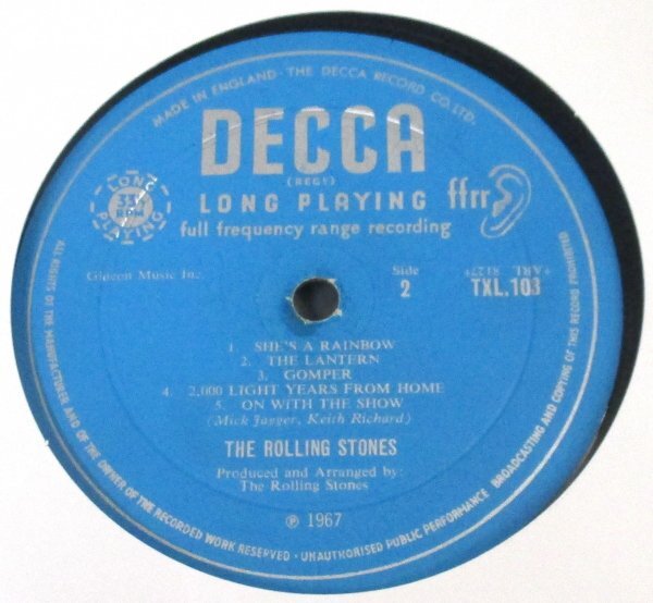 ☆ 英國盤 The Rolling Stones Their Satanic Majesties Request[UK mono ORIGINAL '67 Decca TXL 103 ]Lenticular gatefold sleeve_画像6