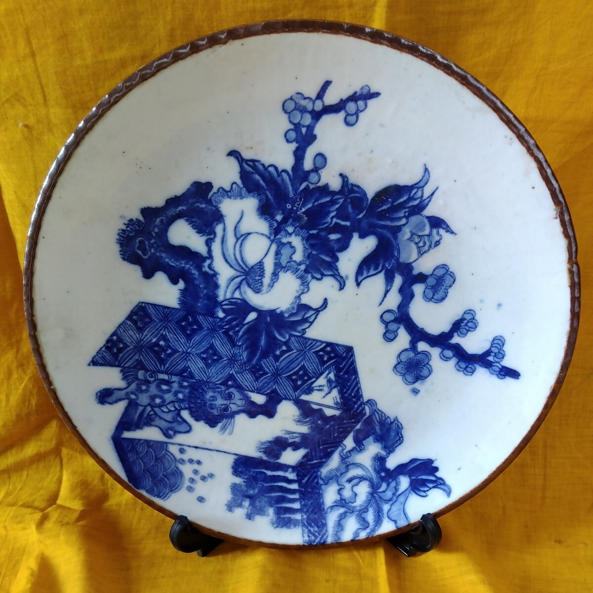 【蔵出し】大皿　骨董　古美術　アンティーク　陶器　和食器_画像1