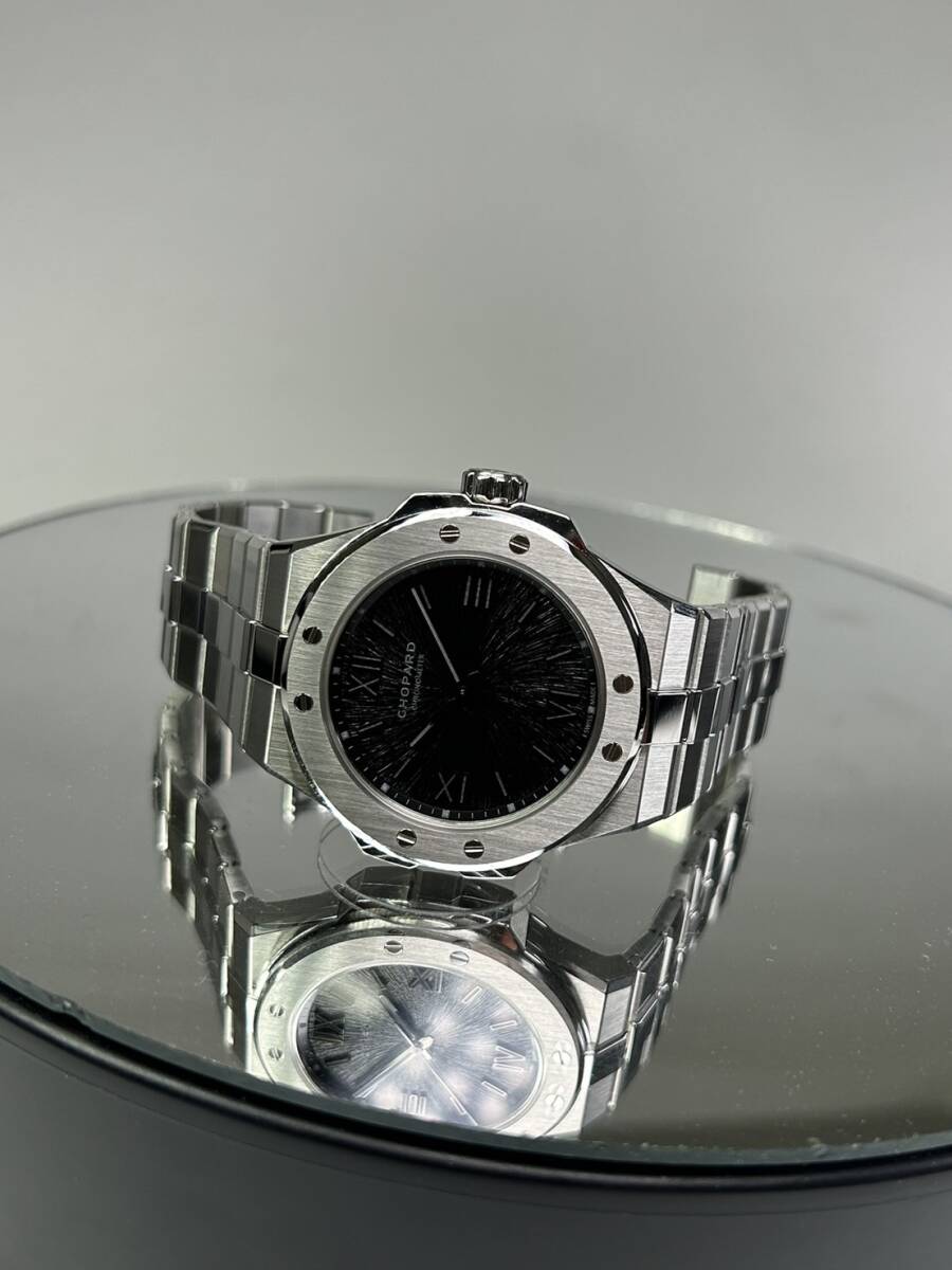 [100ps.@ limitation ]CHOPARD( Chopard ) Alpine Eagle lacquer black [2023 year 12 month seal ][ ultimate beautiful goods used ][298600-3021]