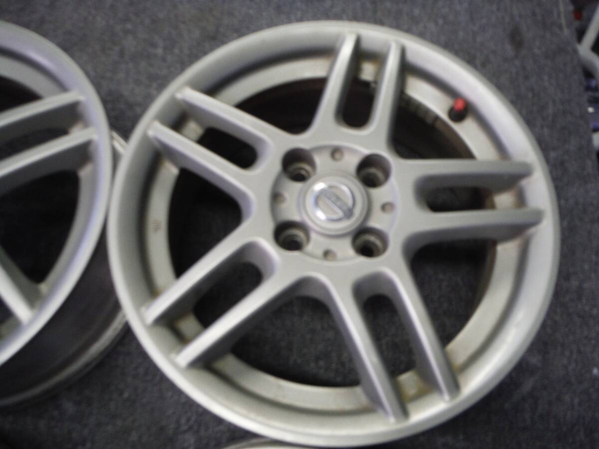 【中古】マーチ K12 12SR 純正 15x6JJ 100-4H ET50【送料一律】の画像3