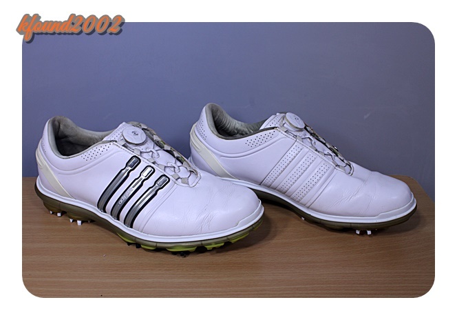 adidas golf アディダス ゴルフシューズ BOA（ガチャガチャ）スパイクモデル ワイド（幅広）・２６．５ｃｍの画像3