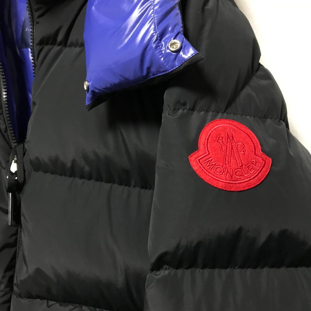 4　MONCLER GENIUS 1952 22AW ACHILL ダウンジャケット　黒 紫　定価302500円　モンクレール　ジーニアス　デカロゴ　パッチ　赤_画像7