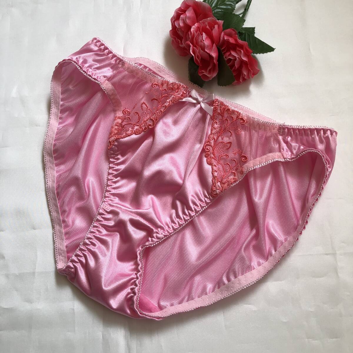 PSu-340　☆♪【やたら綺麗で・Beauty Glammor Design Pink Lingerie 】♪☆エレガンスショーツ　3Lサイズ（H102－110cm)_画像1