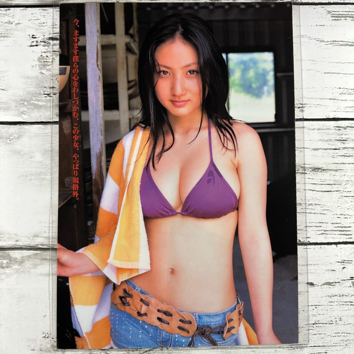 [ высокое качество ламинирование отделка ][..] Young Sunday 2008 год 35 номер журнал вырезки 6 страница купальный костюм bikini model актер женщина super 