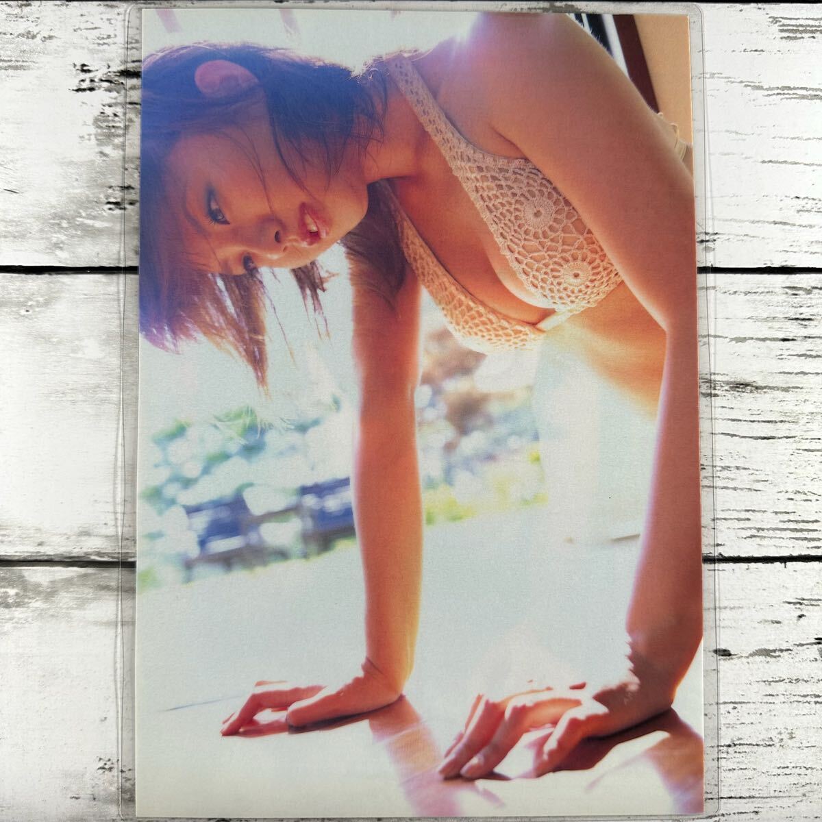 [ высокое качество ламинирование отделка ][ Yamamoto .] Young Sunday 2005 год 48 номер журнал вырезки 7 страница + обложка купальный костюм bikini model актер женщина super 