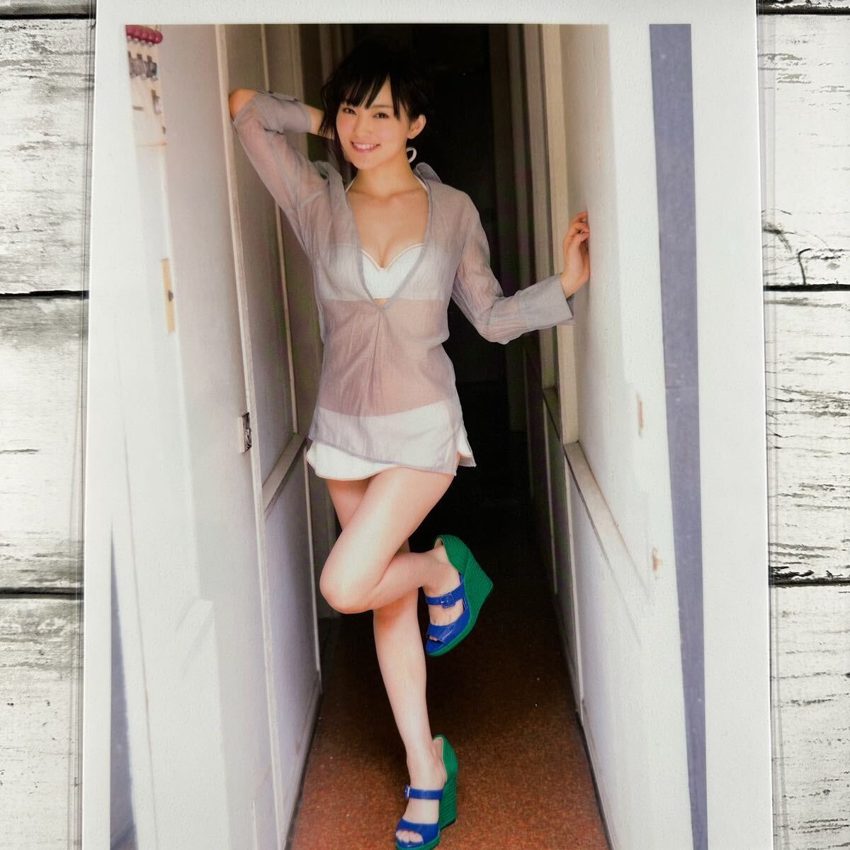 [ высокое качество ламинирование отделка ][ Yamamoto Sayaka NMB48 ] blt 2015 год 7 месяц номер журнал вырезки 12 страница + обложка купальный костюм bikini model актер женщина super 