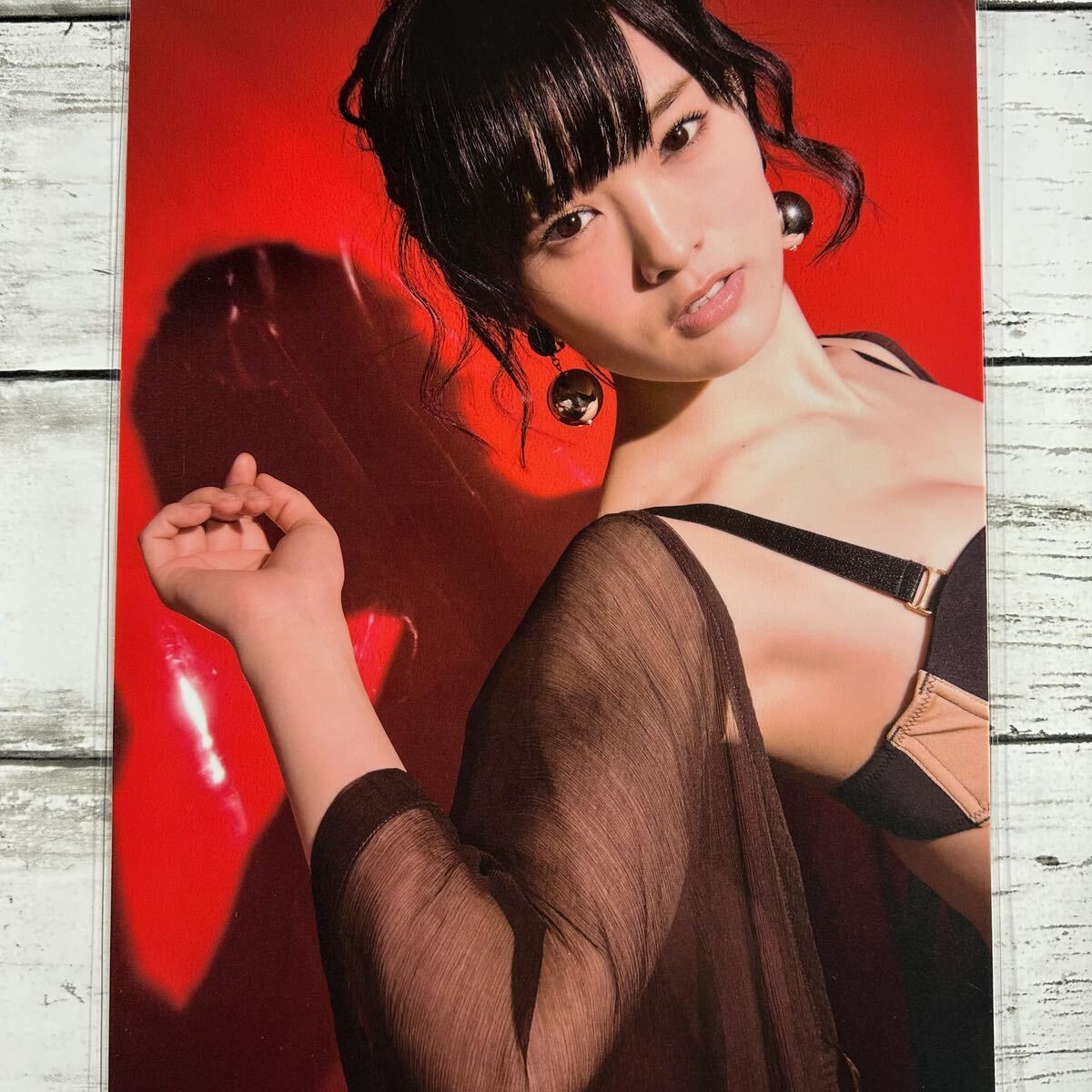 [ высокое качество ламинирование отделка ][ Yamamoto Sayaka NMB48 ] blt 2015 год 7 месяц номер журнал вырезки 12 страница + обложка купальный костюм bikini model актер женщина super 
